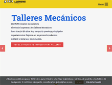 Tablet Screenshot of imprenta-llorens.es